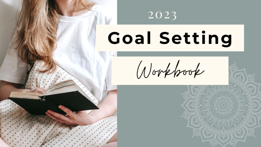 Goal setting worksheet cover