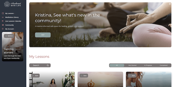 Mindful Evolution Monthly Membership for Personal Growth